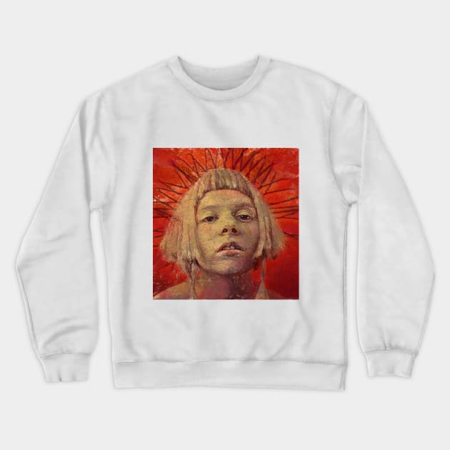 Aurora Aksnes Crewneck Sweatshirt by Blank Kunst